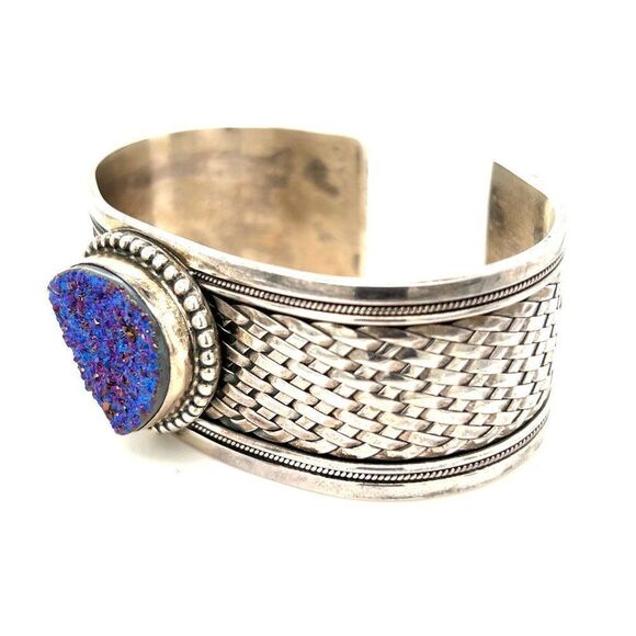 Nicky Butler 925 Druzy Cuff - Picture 4 of 9